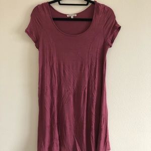 Charlotte Russe pink / maroon mini dress